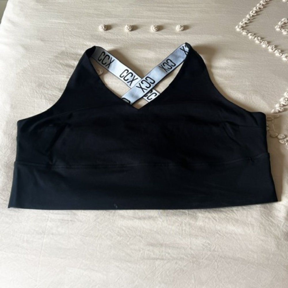 City Chic Crop Top Activewear Top  - XL/22